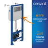 Cersanit 68305 Комплект CITY SMART CO DPL EO slim инсталляция VECTOR кнопка ESTETICA пластик черный матовый с рамкой хром