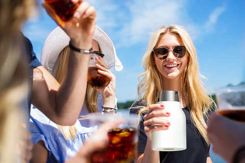 Кофеварка портативная Asobu Cold Brew (1 литр), белая