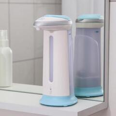 Диспенсер для жидкого мыла,сенсорный на батарейках голубой 3936228