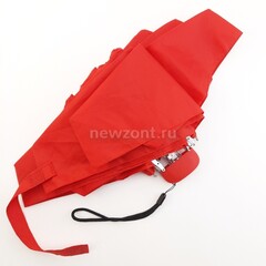 Плоский легкий мини зонтик ArtRain глубокий красный