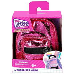 Миниатюрный рюкзачок Real Littles розовый с 4 сюрпризами