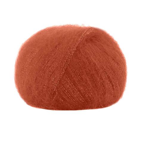 Пряжа Lana Gatto Silk Mohair Lux 30113 красный апельсин