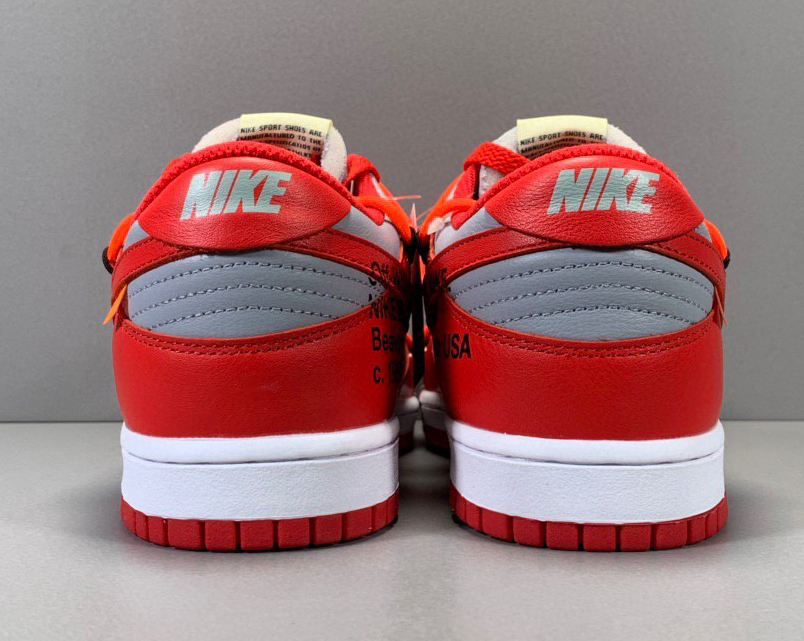 nike off white shoes red