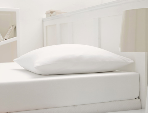 Простыня на резинке 180x200 Blanc des Vosges джерси белая