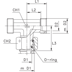 Соединение PNТ DS06 М14х1.5 (корпус) CAST