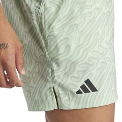 Теннисные шорты Adidas Tennis Heat.Rdy Pro Printed Ergo 7' Short - semi green spark/silver green