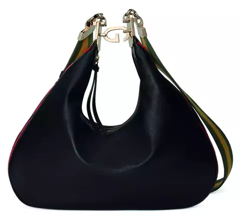 Большая сумка через плечо Gucci Attache черный