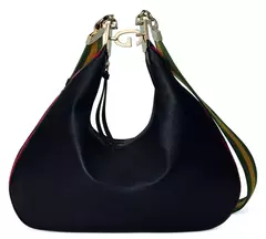 Большая сумка через плечо Gucci Attache черный