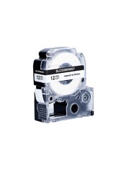 Кассета с лентой S'OK by Sakura Printing C53S654021 (LK4WBN) для Epson  LW300, LW400, LW700, LW600P, LW1000P, K400, Z700, Z800, черный на белом, 12мм, 8м, стандартная