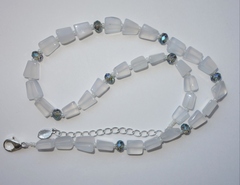 Ожерелье из халцедона, 42-48 см