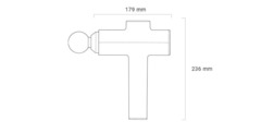 Массажер для тела электрический Xiaomi Yunmai Meavon Massage Gun MV-FG-0308, черный