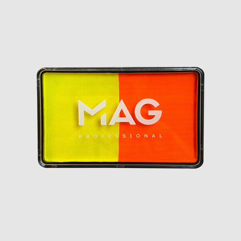 Аквагрим MAG неоновый желтый/теплый оранжевый 50 гр