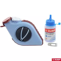 ЗУБР 30 м, 110 г, в наборе с синей краской 50 гр, разметочная нить (4-06375-H2)