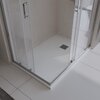 BelBagno TRAY-MR-UNO-AH-160/80-35-W-CR Поддон из искусственного мрамора в комплекте с сифоном с декоративной накладкой (хром)