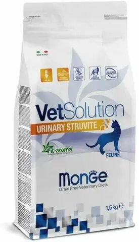 Monge URINARY STRUVITE vetSolution корм для кошек при МКБ струвитного типа 1.5кг