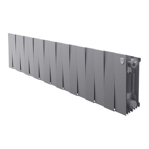 Royal Thermo PianoForte 200 Silver Satin, 18 секций - радиатор с подключением нижним правым