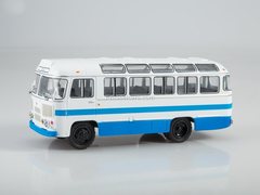 PAZ-672M white-blue 1:43 Modimio Our Buses #7