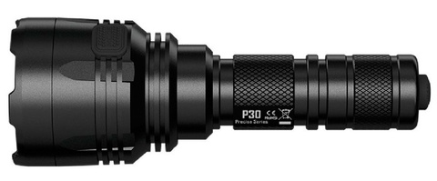 Фонарь ручной Nitecore P30, чёрный, светодиодный, 18650/CR123 x 1 (15725)