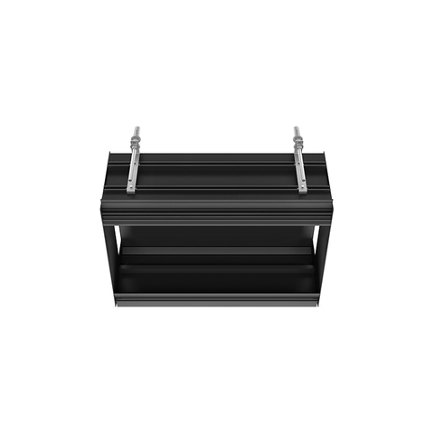 Gessi BINARIO Профиль линейный 670 мм., без подготовки под модули, цвет Black XL 61015#299