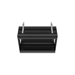 Gessi BINARIO Профиль линейный 670 мм., без подготовки под модули, цвет Black XL 61015#299 фото