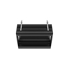 Gessi BINARIO Профиль линейный 670 мм., без подготовки под модули, цвет Black XL 61015#299
