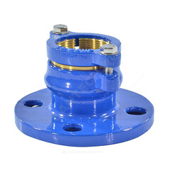 Муфта чугун соединительная для ПЭ труб Ду 200 (Дн 225-225) Ру10/16 ПФРК-Е Benarmo 1