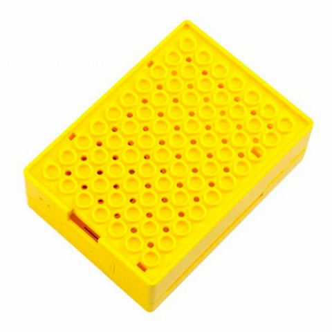 RA185 Корпус ACD Yellow ABS Plastic Building Block case for Raspberry Pi 3 B (CBPIBLOX-YEL) (494408)