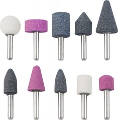 Универсальные профильные шлифовальные насадки в наборе Thorvik GSK10