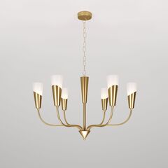 Подвесная люстра Eurosvet Rhyton 60167/6 латунь