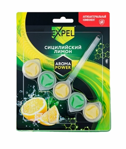 Средство чист д/унитаза EXPEL Aroma Power Сицилийский лимон Upeco РОССИЯ