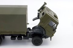 KAMAZ-53212 with awning (grille khaki) khaki Elecon 1:43