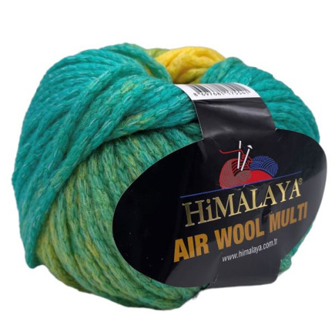 Пряжа Air Wool Multi, 100г, 155м, 74%акрил, 13%полиамид, 13%шерсть (цена за уп.)