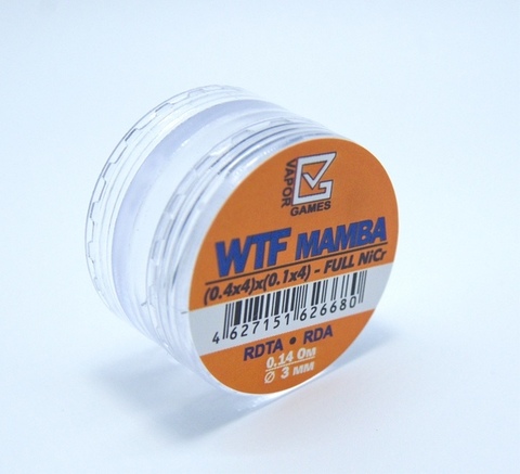 Vapor Games WTF Mamba (0.4x4)x(0.1x4)d3mm 0.14Om