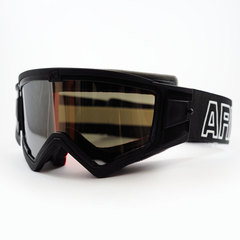 Очки кроссовые ARIETE MUDMAX GOGGLES RALLY, черный, зеркальная серебристая линза 14940-NDS