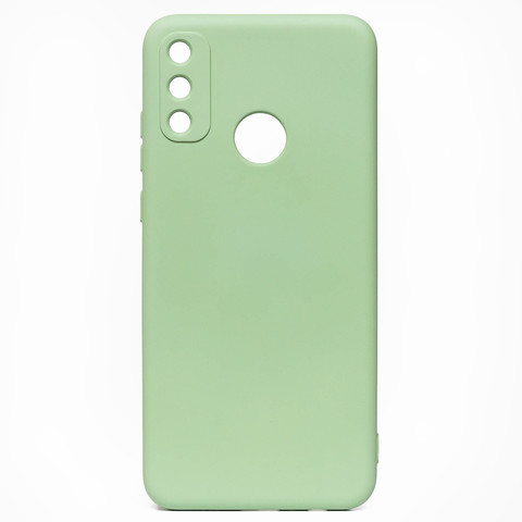 Чехол для Huawei Honor 9A Софт тач мягкий эффект / микрофибра светло-зеленый