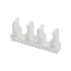 Опора двойная ПП 20, белая, РосТурПласт 10721