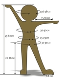 Арт. 000 Проверьте размеры!!! - основные размеры. Одежда для кукол, пупсов и мягких игрушек.