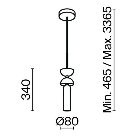 Подвесной светильник Maytoni Kyoto MOD178PL-01W