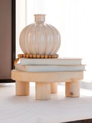 Подставка для сервировки, для цветов, под горячее из массива сосны