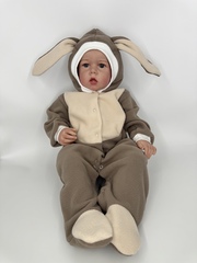 Комбинезон однотонный д\детей (флис)