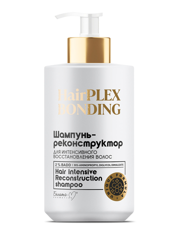 Белита-М HairPlex Bonding Шампунь-реконструктор для интенсивного восстановления волос 400г