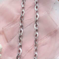 Цепочка 13*18 мм, родий, 16 см, А087-1 (16см)