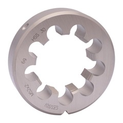 Плашка М52х2,0 DINEN22568 HSS 6g 90х22мм Bucovice(CzTool) 240522