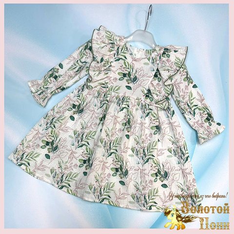 Платье хл/муслин д (4-7) 251220-R2088