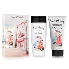 Подарочный набор Soul Melody Lady Courage (гель для душа, кр. для тела и рук)
