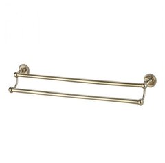 Aquanet 4624D 4624D Держатель для полотенца 60см двухрядный Aquanet, золото (189279) фото