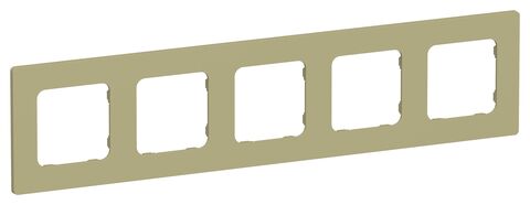 FLITE Рамка 5-мест. РУ-5-К-ФлО ол. IEK