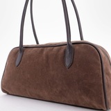 Сумка Саломея 2042 эко-замша шоколад