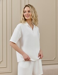 Блузка женская Ясмина-1 Виотекс БЕЛЫЙ