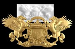 Силиконовый молд № 2623 Пегасы